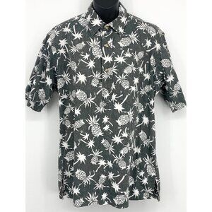Ono Company Liberty House Medium Vintage Aloha Hawaiian Shirt Pineapple EUC